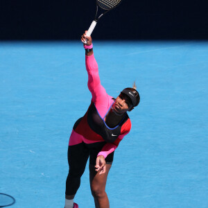 Serena Williams lors de l'Open d'Australie à Melbourne, le 18 février 2021.