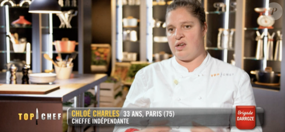 Chloé dans "Top Chef 2021", sur M6.