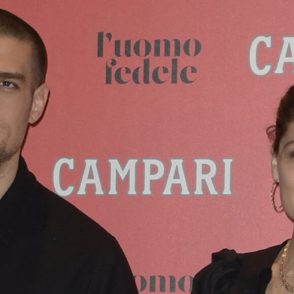 Laetitia Casta, Louis Garrel lors du photocall du film "l'homme fidèle" à l'hôtel St Regis à Rome le 5 avril 2019. 