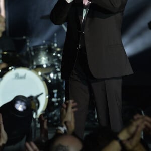 Michel Sardou en concert a l'Olympia a Paris le 7 juin 2013.