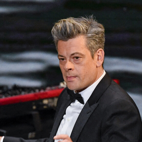 Benjamin Biolay, chef d'orchestre de la 46e cérémonie des César à l'Olympia à Paris. Le 12 mars 2021. © Pierre Villard/ Pool / Bestimage