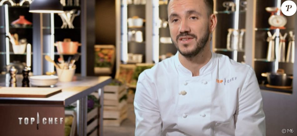 Baptiste dans "Top Chef 2021" sur M6.