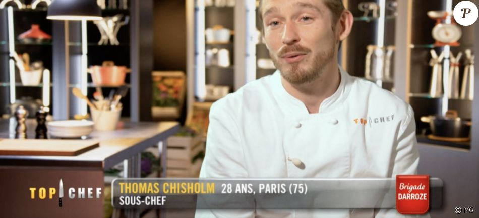Thomas dans "Top Chef 2021" sur M6.