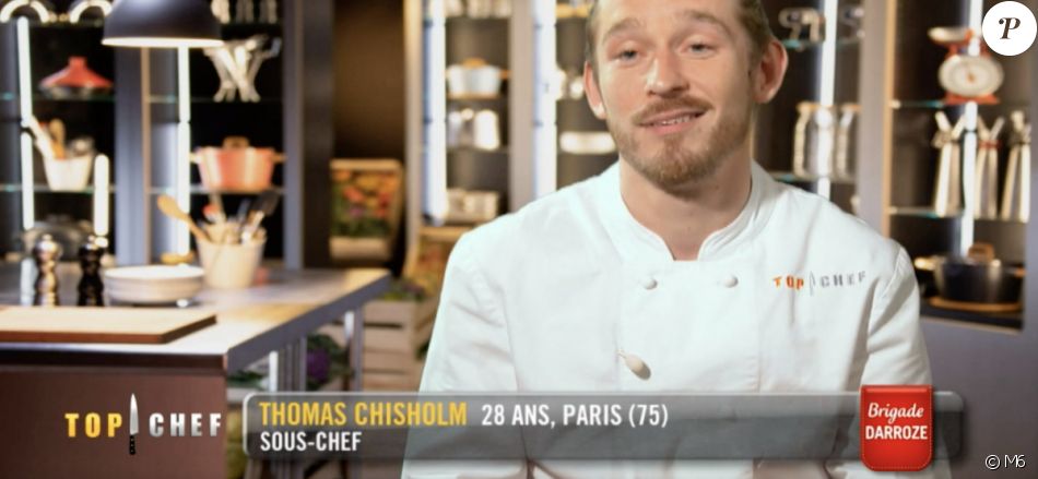 Thomas dans "Top Chef 2021" sur M6.