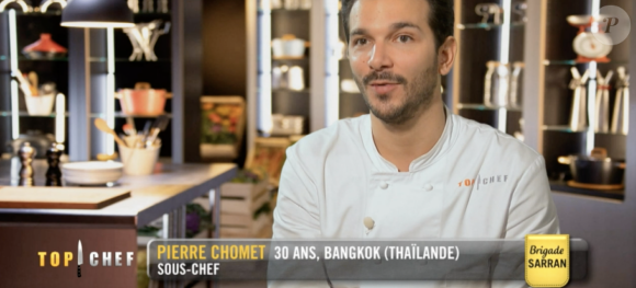 Pierre dans "Top Chef 2021" sur M6.