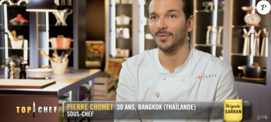 Pierre dans "Top Chef 2021" sur M6.