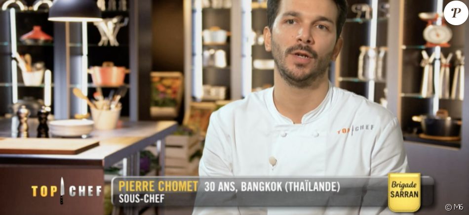 Pierre dans "Top Chef 2021" sur M6.
