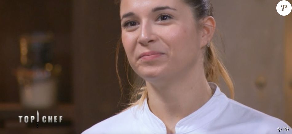 Sarah dans "Top Chef 2021" sur M6.