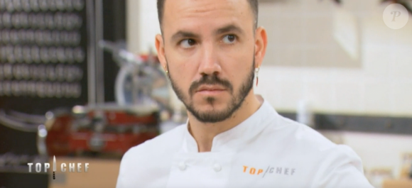 Baptiste dans "Top Chef 2021" sur M6.