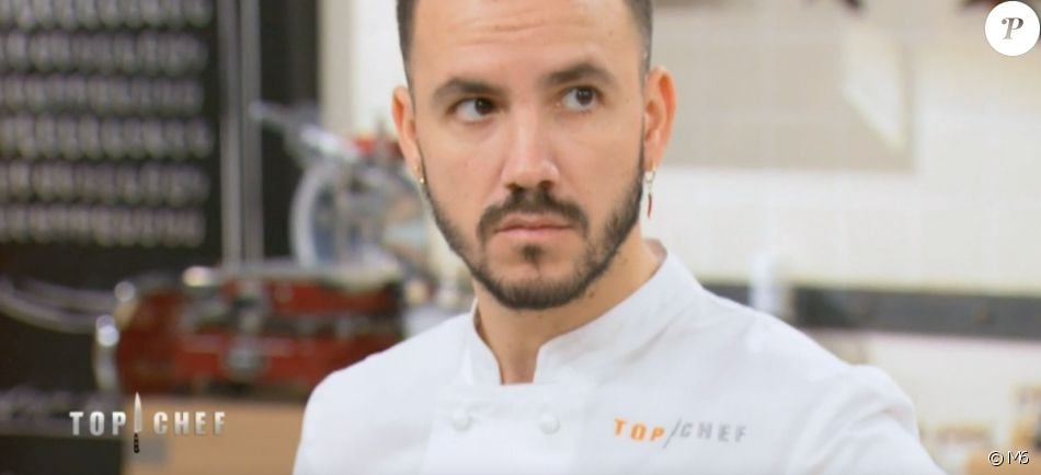 Baptiste dans "Top Chef 2021" sur M6.