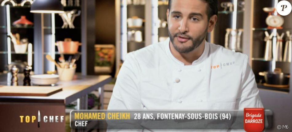 Mohamed dans "Top Chef 2021" sur M6.