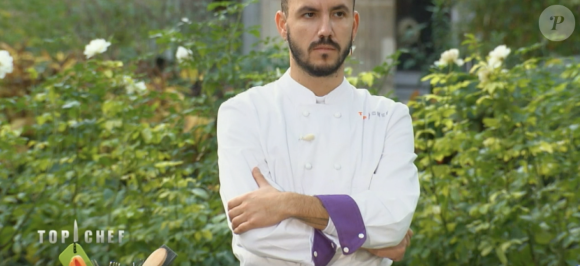 Baptiste dans "Top Chef 2021" sur M6.