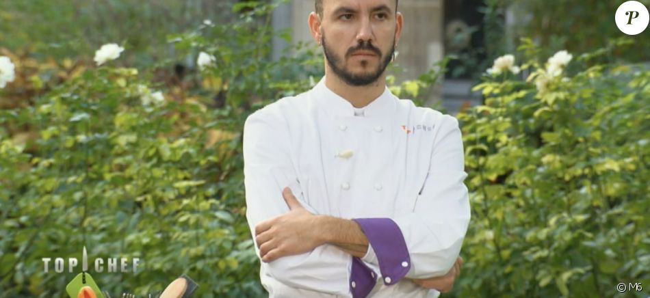Baptiste dans "Top Chef 2021" sur M6.