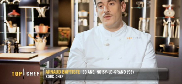 Arnaud dans "Top Chef 2021" sur M6.