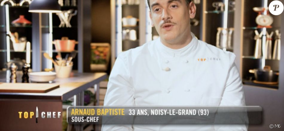 Arnaud dans "Top Chef 2021" sur M6.