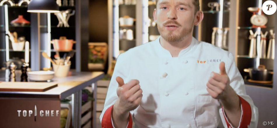 Thomas dans "Top Chef 2021" sur M6.