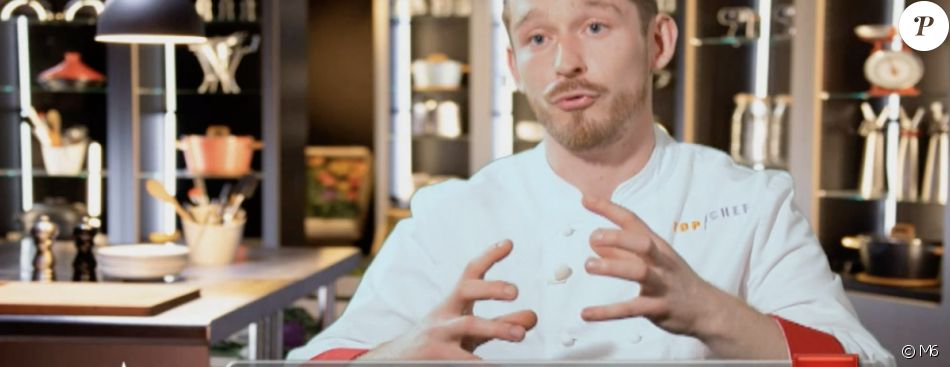 Thomas dans "Top Chef 2021" sur M6.
