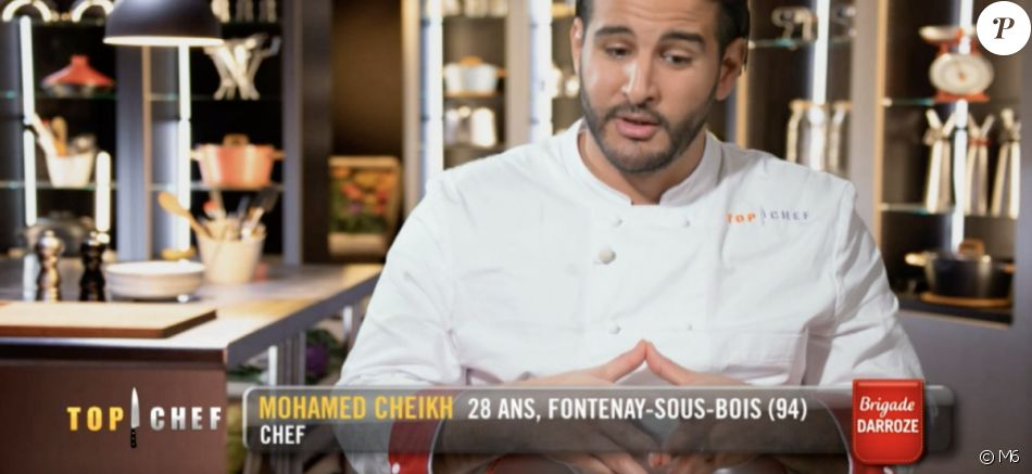 Mohamed dans "Top Chef 2021" sur M6.