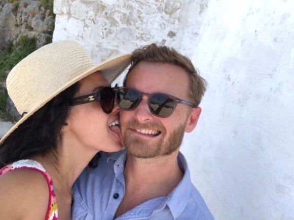 Christopher Masterson et sa femme Yolanda Pecoraro sur Instagram. Le 23 janvier 2020.