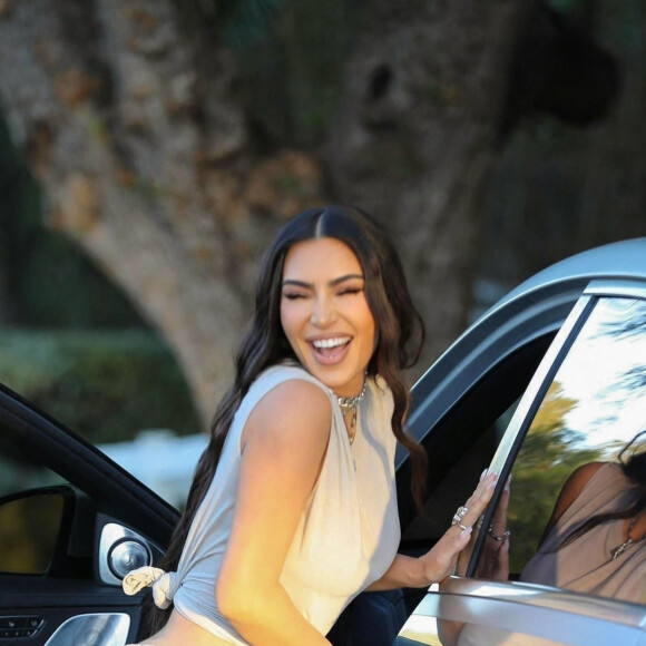 Exclusif - Kim Kardashian à Los Angeles, le 23 mars 2021.