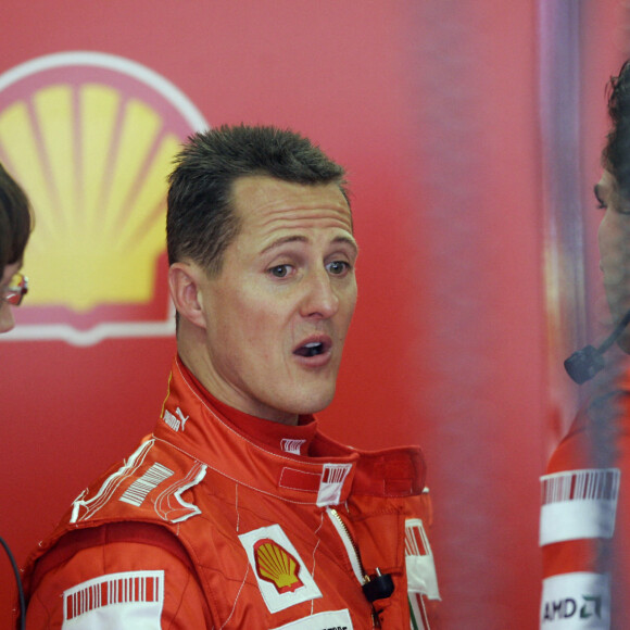Michael Schumacher à Barcelone.