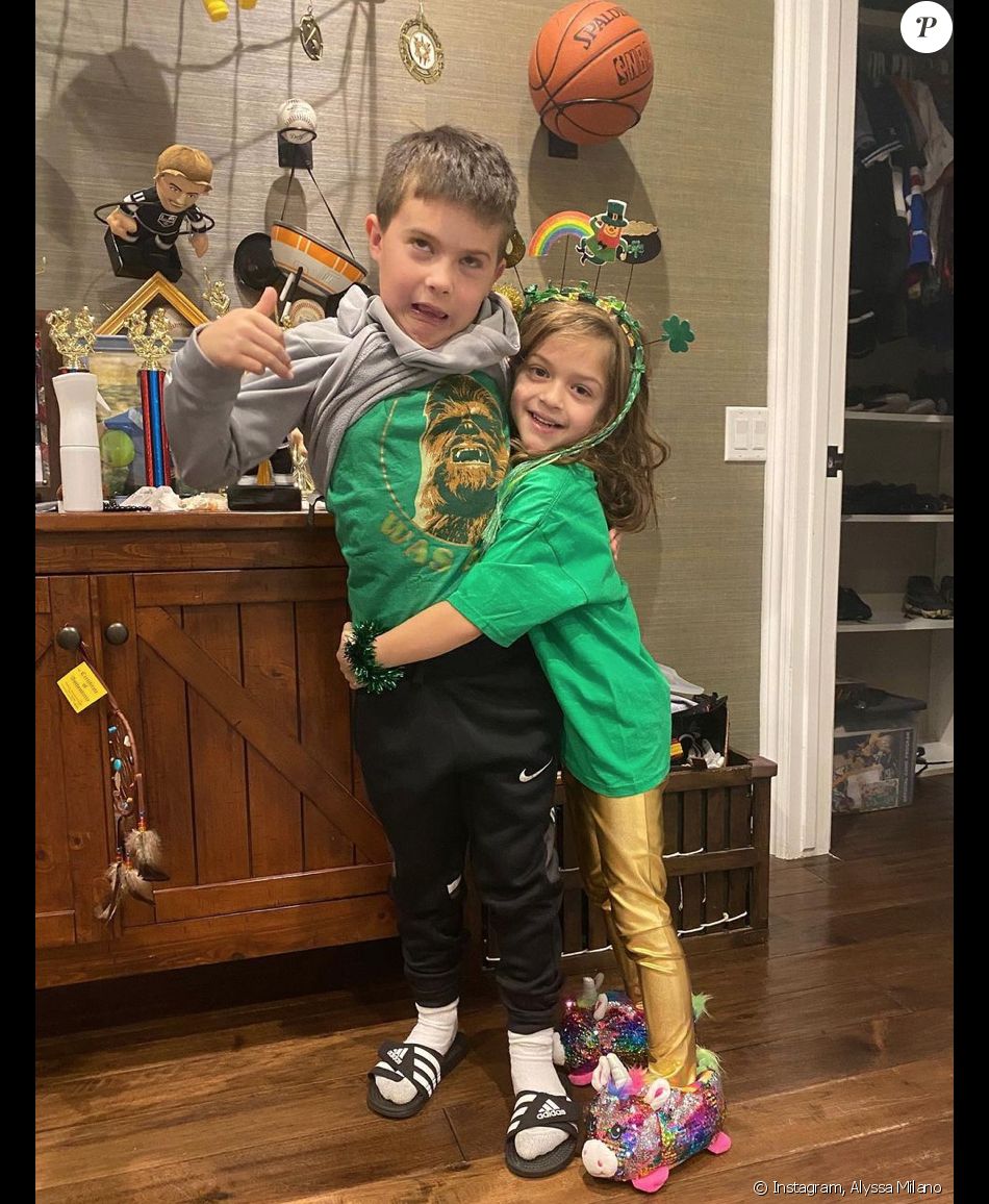 Les deux enfants d'Alyssa Milano, Milo et Elizabella ...