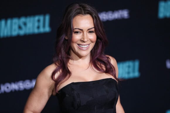 Alyssa Milano - Les célébrités assistent à la première du film "Bombshell" à Los Angeles, le 10 décembre 2019.