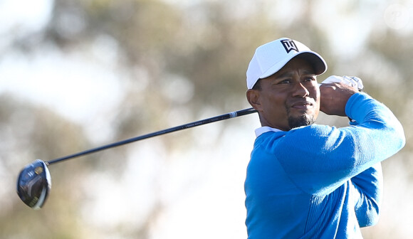 Tiger Woods lors du Golf Farmers Insurance Open à San Diego, le 26 janvier 2017.