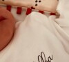 Erika Choperena, la femme d'Antoine Griezmann, a publié la première photo de leur troisième enfant, une petite fille prénommée Alba, née le 8 avril 2021.