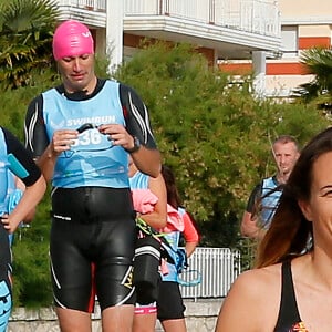 Exclusif - Laure Manaudou - La championne de natation L.Manaudou organise et lance la 1er édition de sa course, la "Swimrun" à Arcachon, France, le 23 juin 2019. © Patrick Bernard/Bestimage