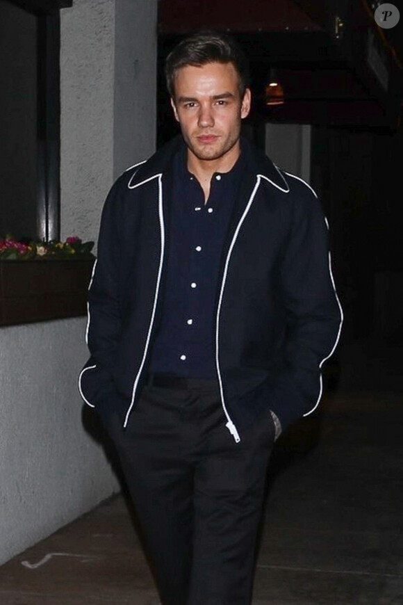 Liam Payne est allé dîner avec des amis au restaurant Matsuhisa dans le quartier de Beverly Hills à Los Angeles, le 20 février 2020.