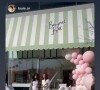 Christina Milian inaugure son shop Beignet Box le 9 avril 2021.