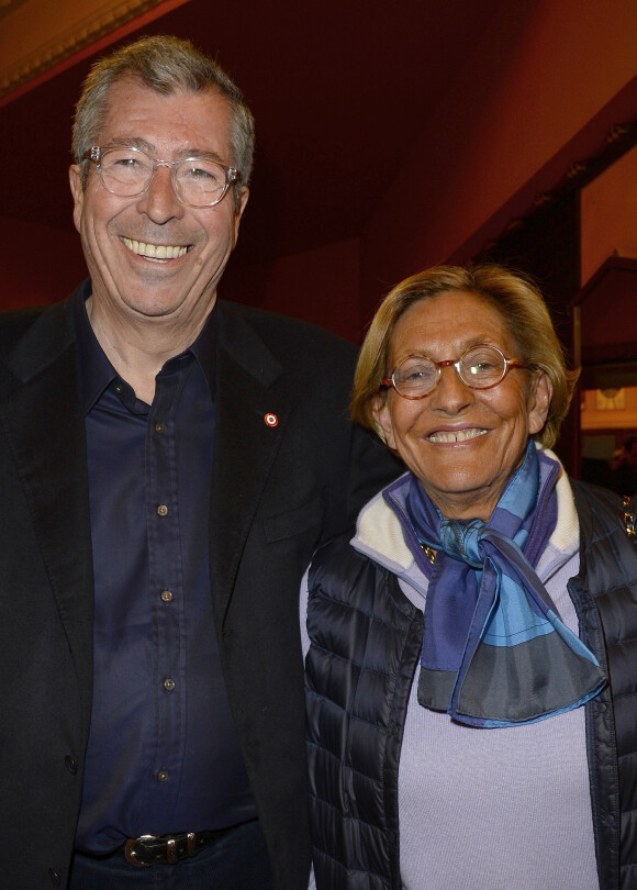 Exclusif - Patrick Balkany et sa femme Isabelle à la pièce de théâtre "La Candidate" à La Michodière à Paris. Le 27 avril 2016 © Coadic Guirec / Bestimage