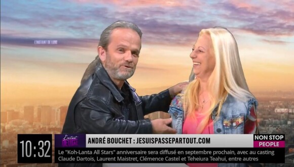 André Bouchet (Passe-Partout) en couple, il présente sa compagne Patricia sur Non Stop People, le 12 avril 2021