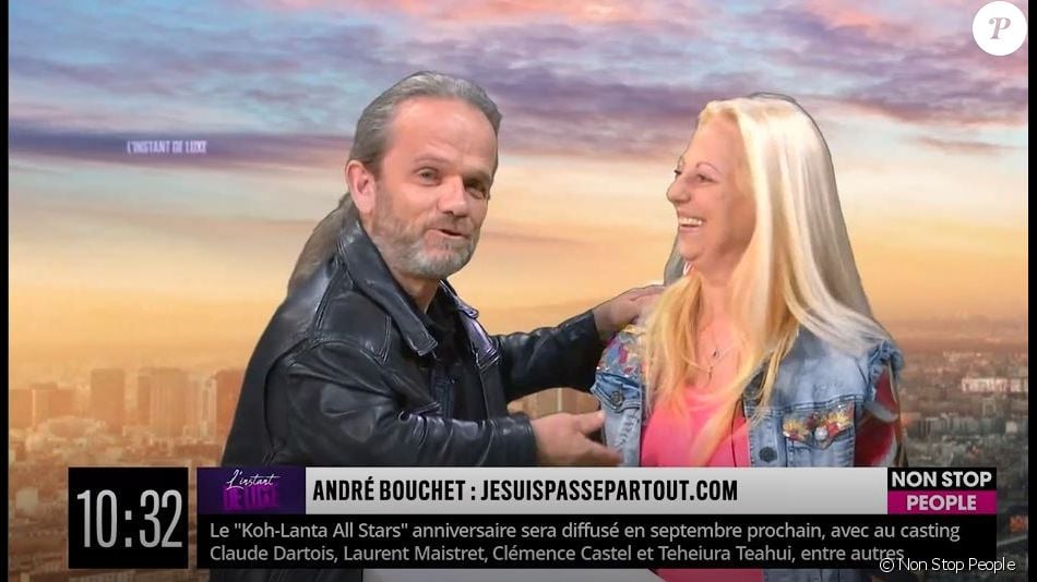 André Bouchet (Passe-Partout) en couple, il présente sa compagne Patricia sur Non Stop People, le 12 avril 2021