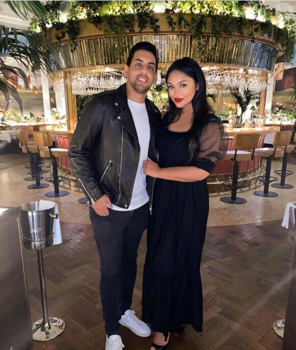 Afshan Azad et son mari Nabil Kazi sur Instagram. Le 13 août 2020.