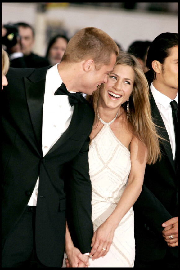 Jennifer Aniston et Brad Pitt au Festival de Cannes en 2004.