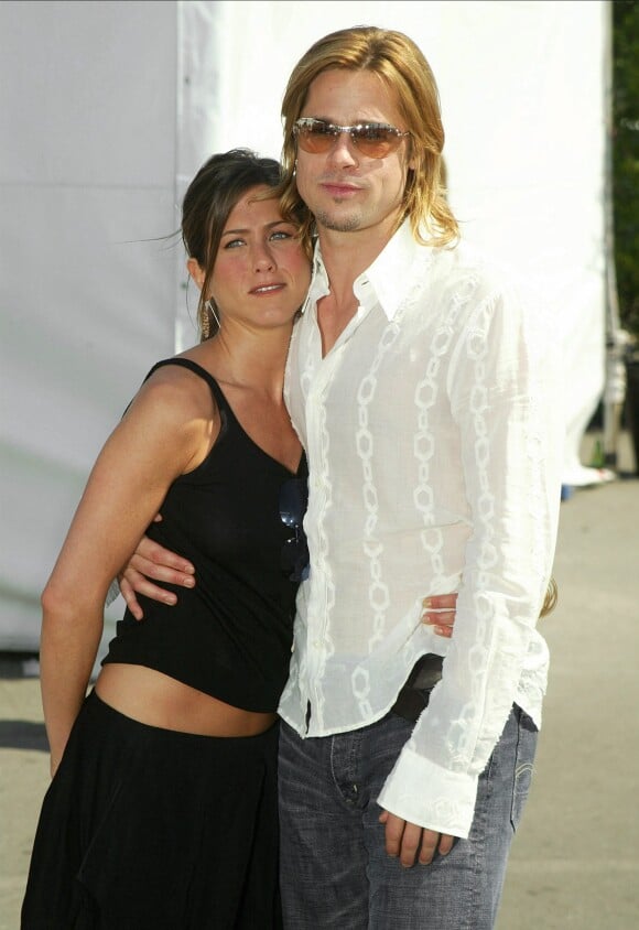 Jennifer Aniston et Brad Pitt en 2003 à Los Angeles.