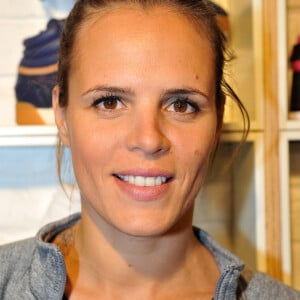 Laure Manaudou - Inauguration du premier concept store Reebok avenue de l'Opera a Paris, le 4 decembre 2013.