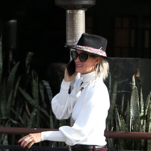 Exclusif - Laeticia Hallyday fait du shopping dans une boutique de sport à Santa Monica le 18 janvier 2020.