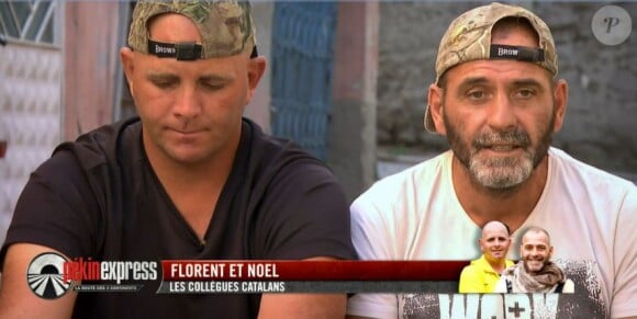 Florent et Noël lors de l'épisode de "Pékin Express 2021" du 20 avril, sur M6