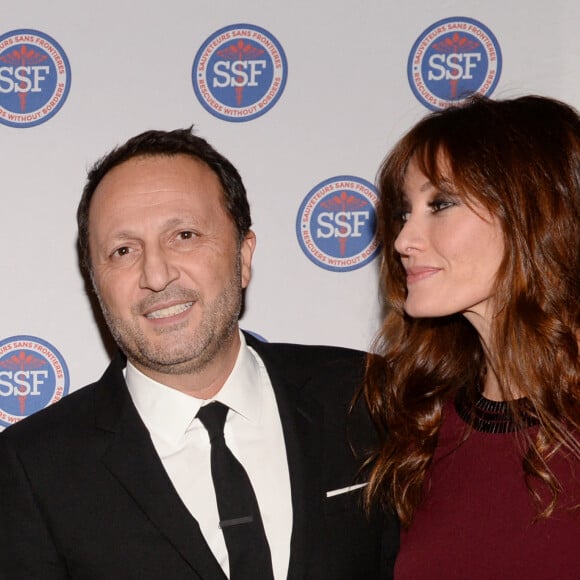 Exclusif - Arthur (Jacques Essebag) et sa compagne Mareva Galanter - Dîner de gala et vente aux enchère pour l'association "Sauveteurs sans frontières" ("Qui sauve une vie sauve l'humanité") à l'hôtel du collectionneur à Paris, France, le 13 février 2018. © Rachid Bellak/Bestimage