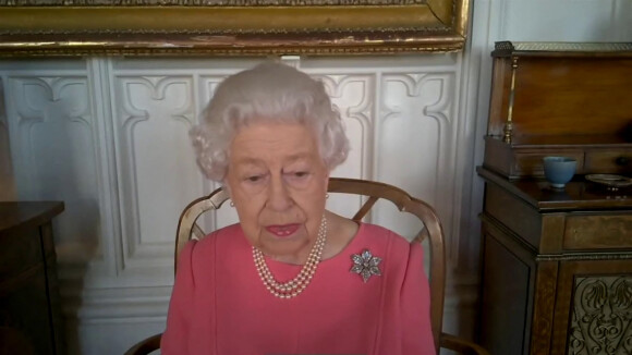La reine Elisabeth II d'Angleterre encourage les anglais à se faire vacciner contre le coronavirus (COVID-19) le 26 février 2021.