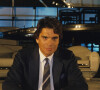 Archives - Bernard Tapie sur le plateau de l'émission "Ambitions" le 25 mars 1986.