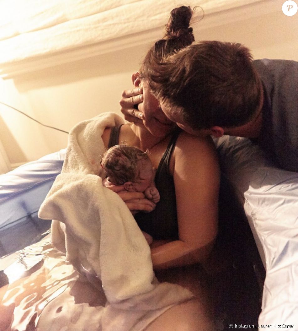 Nick Carter, son épouse Lauren Kitt Carter, et leur fils Odin né le 19 avril 2016. Photo publiée en avril 2021.
