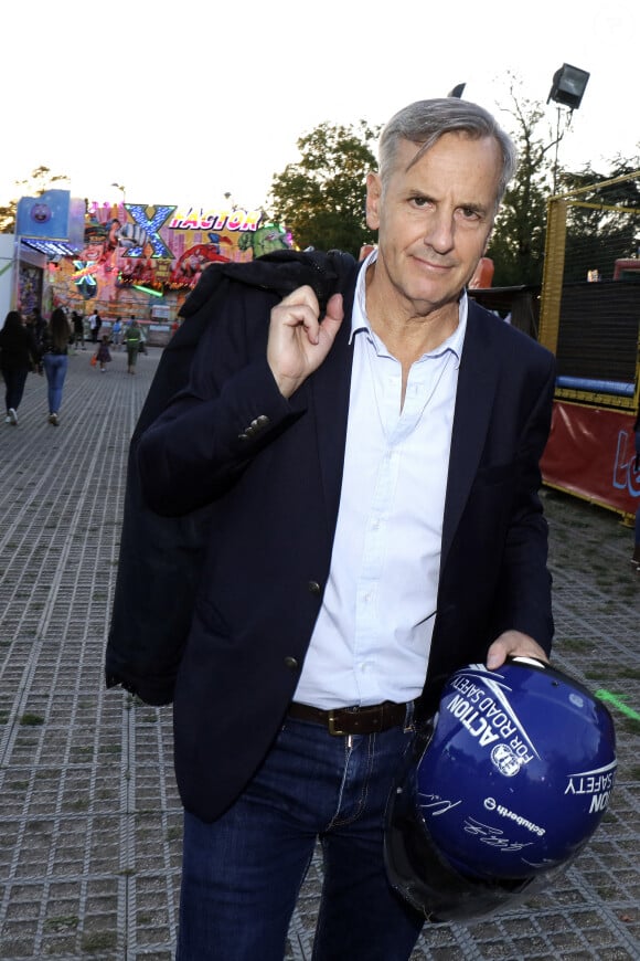 Exclusif - Bernard de La Villardière - Inauguration de la Fête à Neuneu au profit de l'association "Innocence En Danger" au Bois de Boulogne à Paris, France,ce, le 4 septembre 2020. © Cédric Perrin/Bestimage