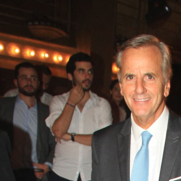 Bernard de la Villardière et Pierre-Jean Chalençon lors de la soirée d'inauguration du club Manko à Paris, France, le 12 septembre 2019. © Philippe Balbini/Bestimage