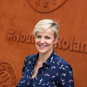 Céline Géraud - People au village des Internationaux de France de tennis de Roland Garros à Paris. Le 25 mai 2016. © Dominique Jacovides / Bestimage