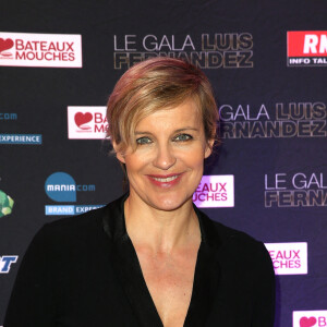 Céline Géraud - Soirée de gala en l'honneur de Luis Fernandez sur les Bateaux Mouches à Paris le 17 mars 2016. © Cyril Moreau/Bestimage