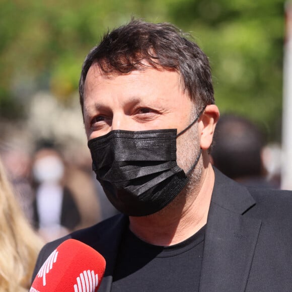 Arthur (Jacques Essebag) - Arrivées des people à la manifestation de soutien à la famille de Sarah Halimi sur la place du Trocadéro à Paris le 25 avril 2021. © Cyril Moreau/Bestimage